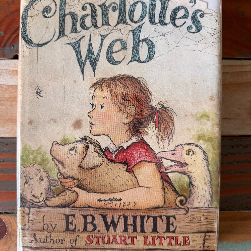 Charlotte's Web by E.B. White/Gareth Williams (1960's, HC) Early Edition!